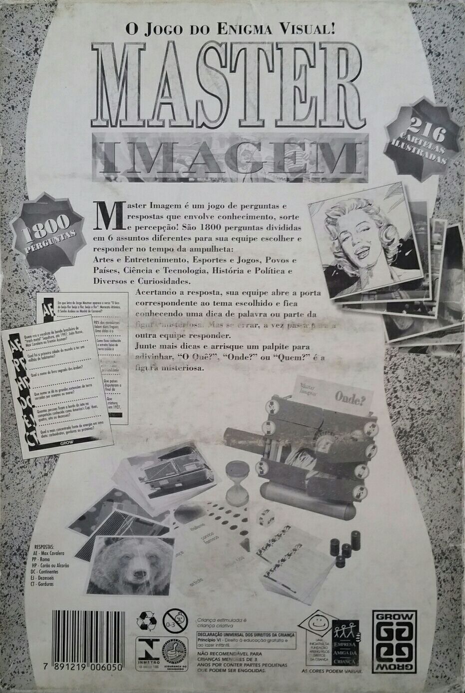 Master Imagem  (4+) board game collectible [Barcode 7891219006050] - Main Image 2