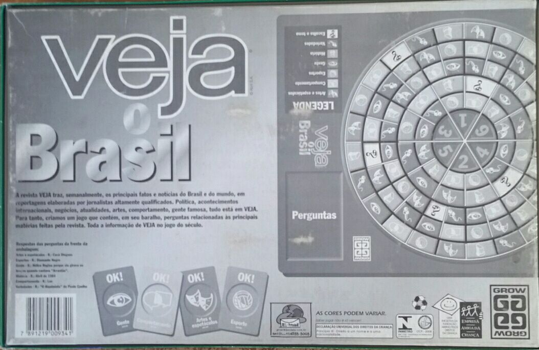 Veja o Brasil  (2+) board game collectible [Barcode 7891219009341] - Main Image 2