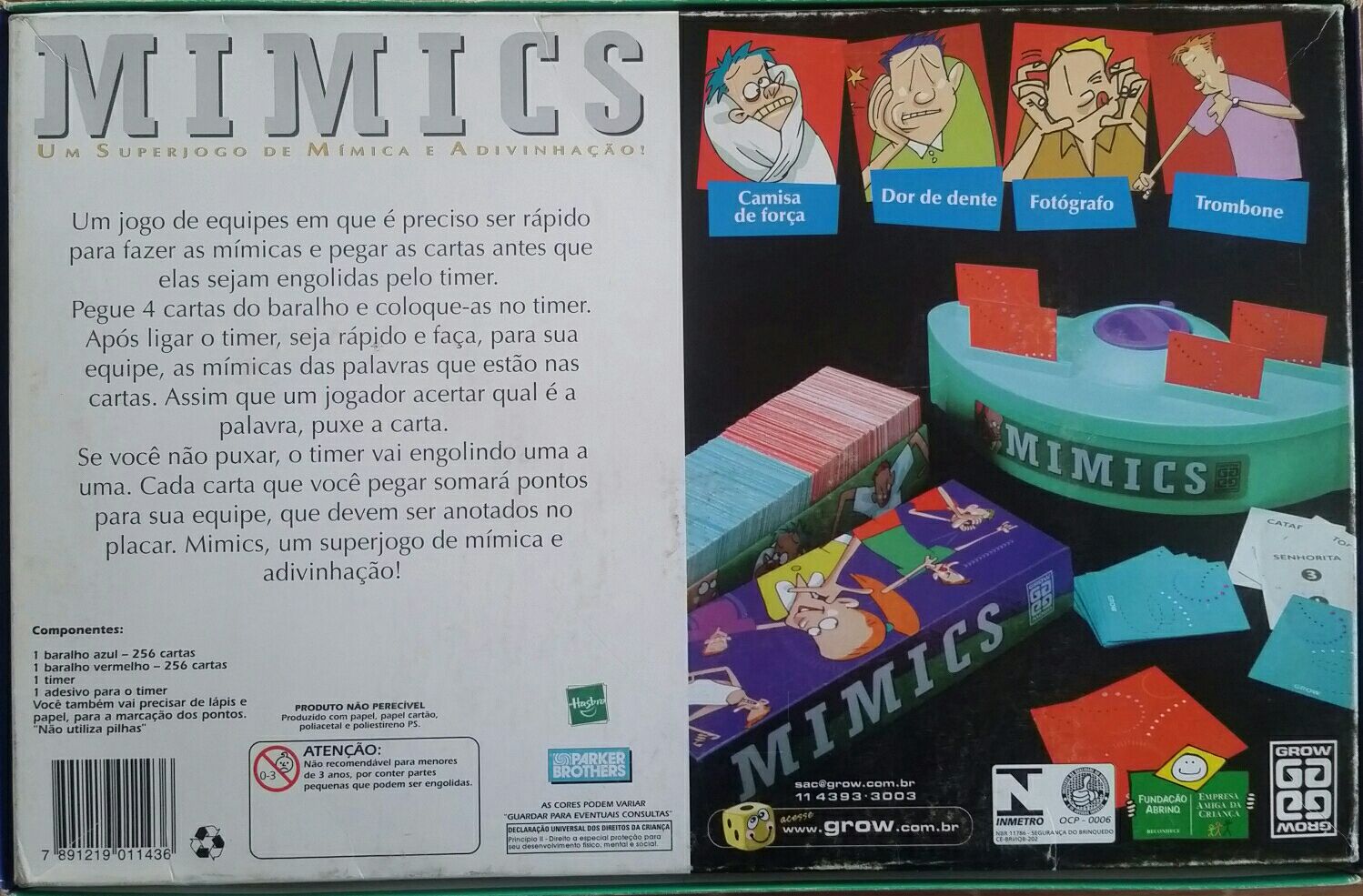 Mimics  (4+) board game collectible [Barcode 7891219011436] - Main Image 2