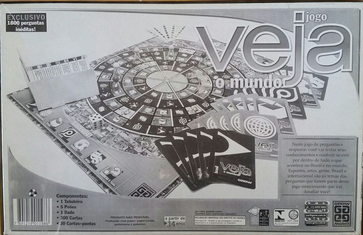 Veja o Mundo  (2-5) board game collectible [Barcode 7891219011986] - Main Image 2