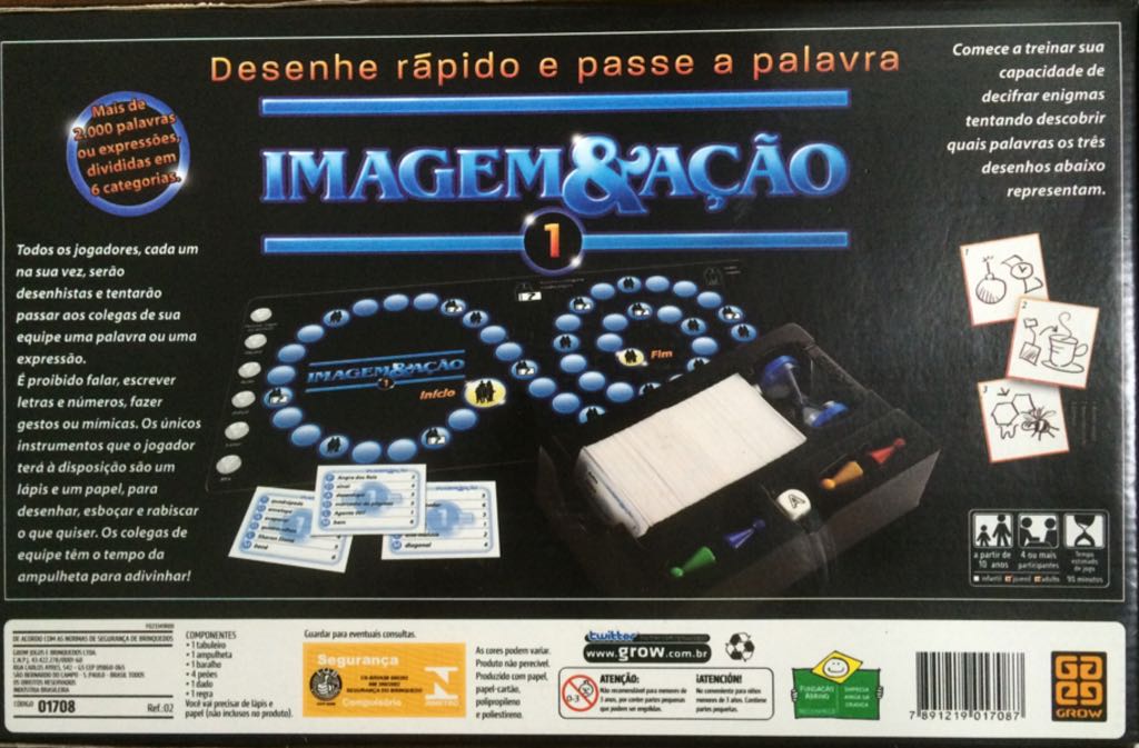 Imagem & Ação 1  (4+) board game collectible [Barcode 7891219017087] - Main Image 2