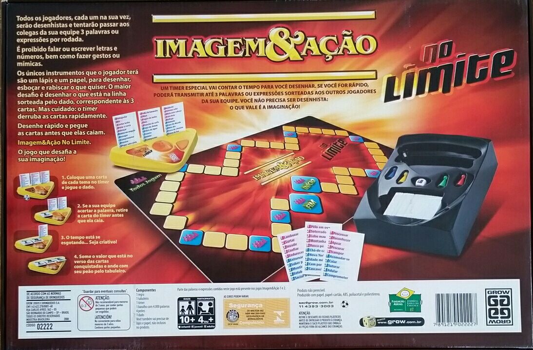 Imagem & Ação no Limite  (4+) board game collectible [Barcode 7891219022227] - Main Image 2