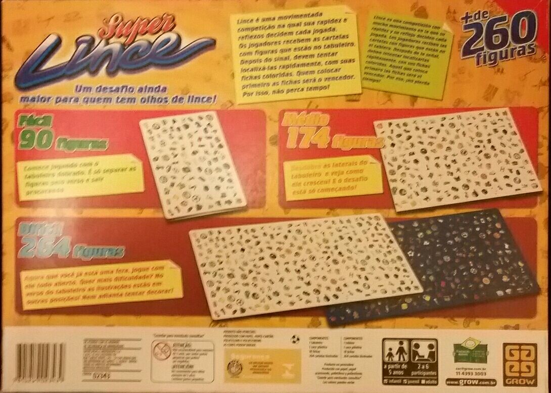 Lince Super  (2-6) board game collectible [Barcode 7891219023439] - Main Image 2