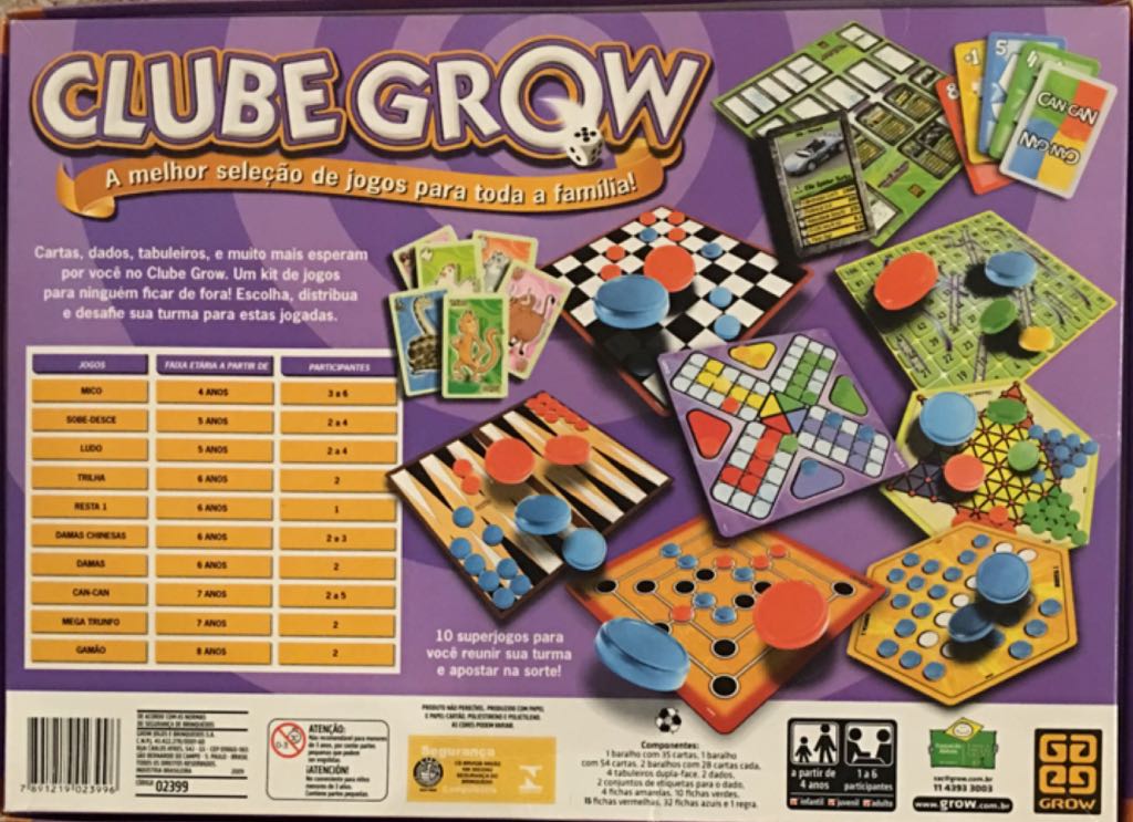 Clube Grow  (1-6) board game collectible [Barcode 7891219023996] - Main Image 2