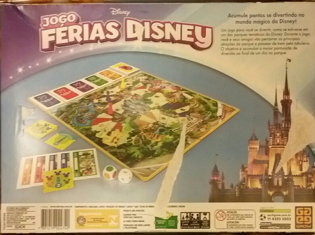Férias Disney  (2-4) board game collectible [Barcode 7891219024740] - Main Image 2