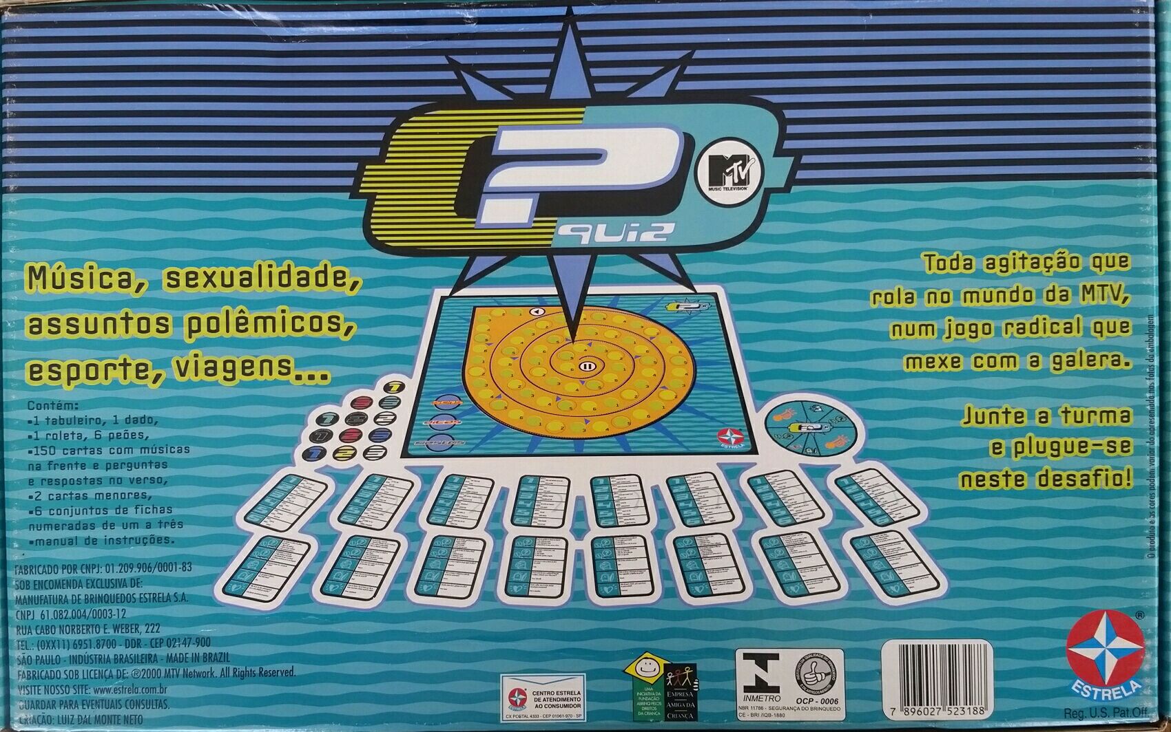 Quiz MTV  board game collectible [Barcode 7896027523188] - Main Image 2