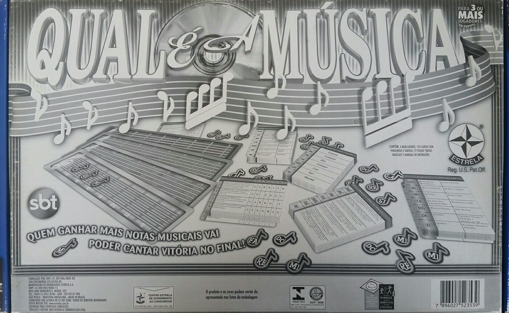 Qual é a Musica  board game collectible [Barcode 7896027523539] - Main Image 2