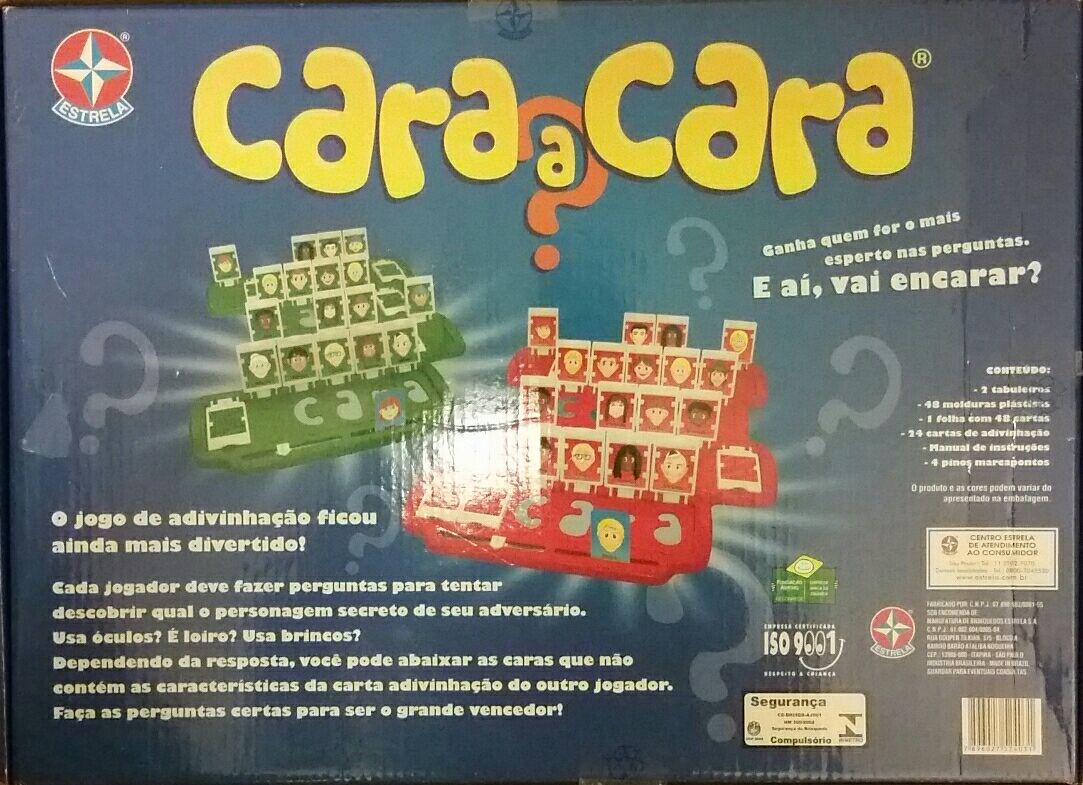Cara a Cara  (2) board game collectible [Barcode 7896027524031] - Main Image 2
