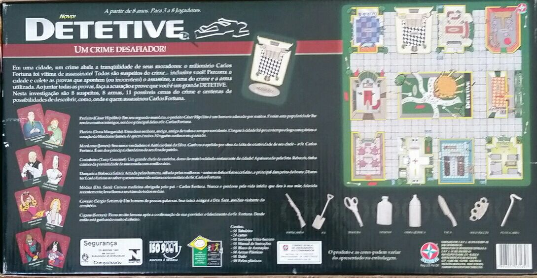 Detetive Novo  (3-8) board game collectible [Barcode 7896027531657] - Main Image 2