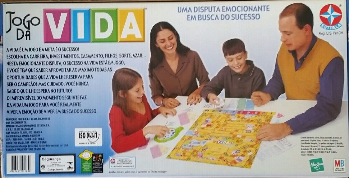Jogo da Vida  (2-6) board game collectible [Barcode 7896027531848] - Main Image 2