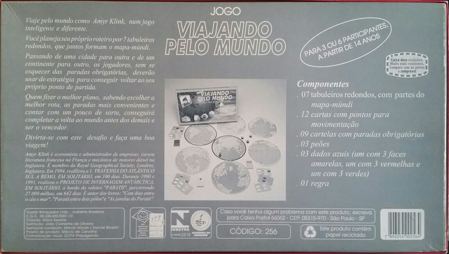 Viajando pelo Mundo  (3-6) board game collectible [Barcode 7896054002564] - Main Image 2