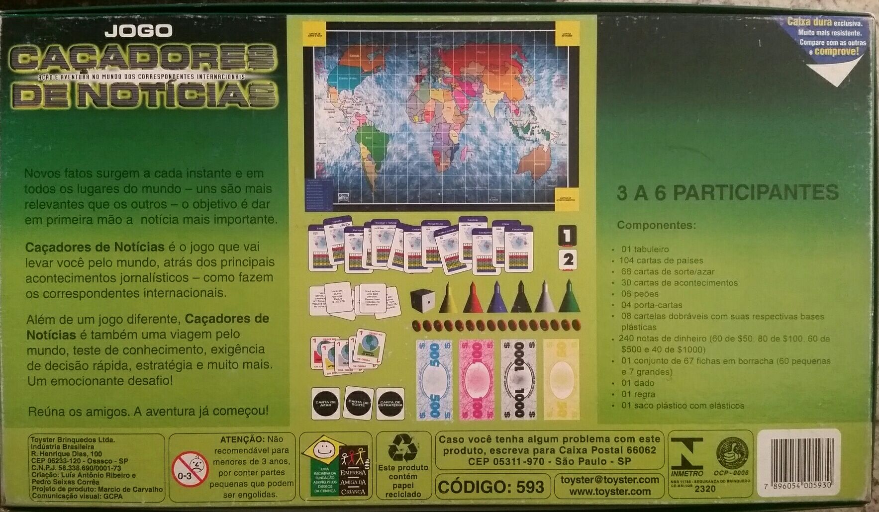 Caçadores de Notícias  (3-6) board game collectible [Barcode 7896054005930] - Main Image 2