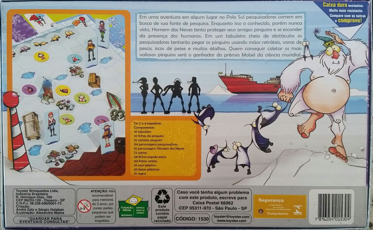 Pega o Pinguim!  (2-4) board game collectible [Barcode 7896054015304] - Main Image 2