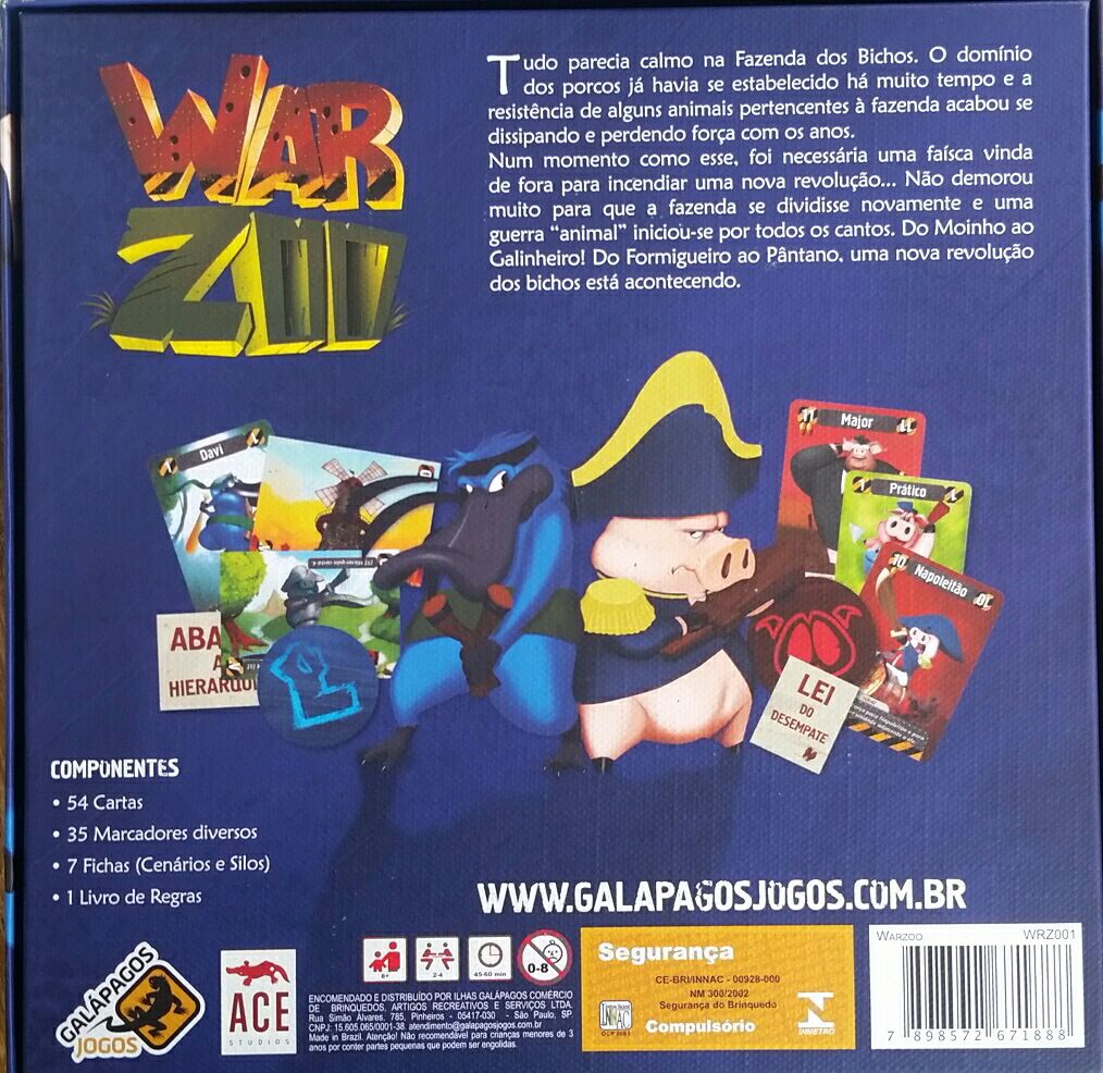 WarZoo  (2-4) board game collectible [Barcode 7898572671888] - Main Image 2