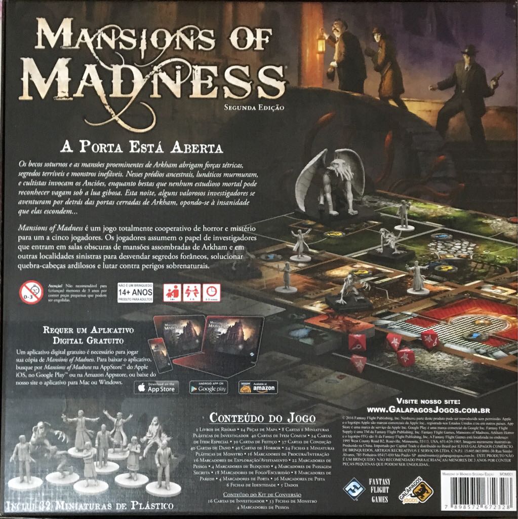 Mansions of Madness  (2-5) board game collectible [Barcode 7898572672328] - Main Image 2
