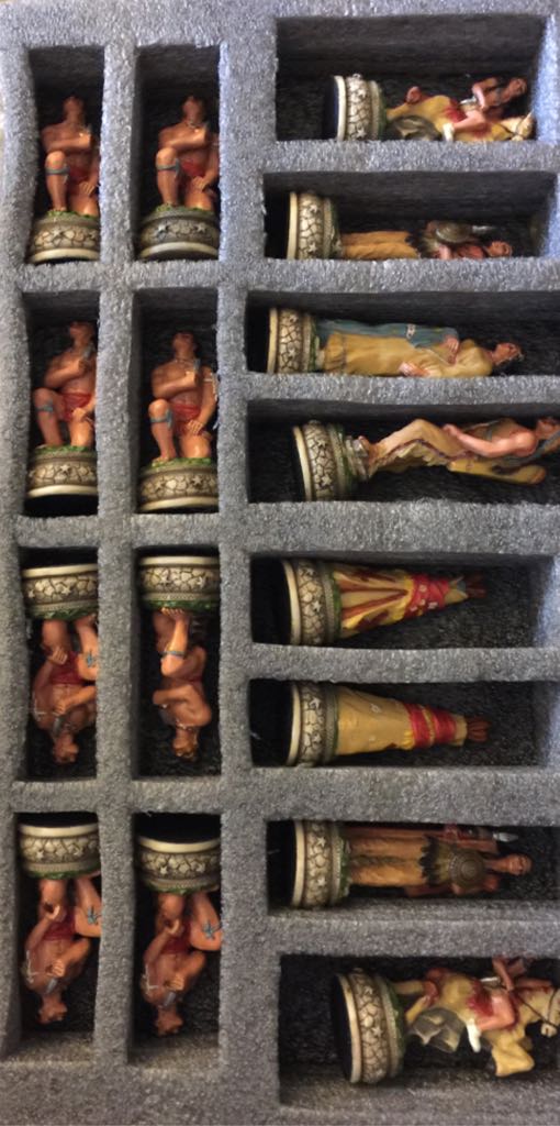 Chess Set Cowboy vs Indian  (2) board game collectible [Barcode 791353750437] - Main Image 2