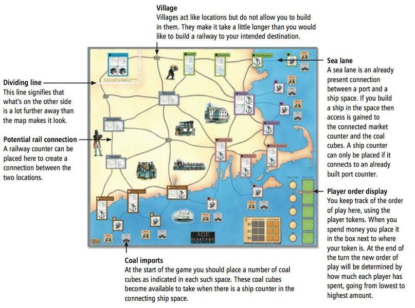 Age of Industry Plus Expansion Maps  (2-5) board game collectible [Barcode 793573719317] - Main Image 2