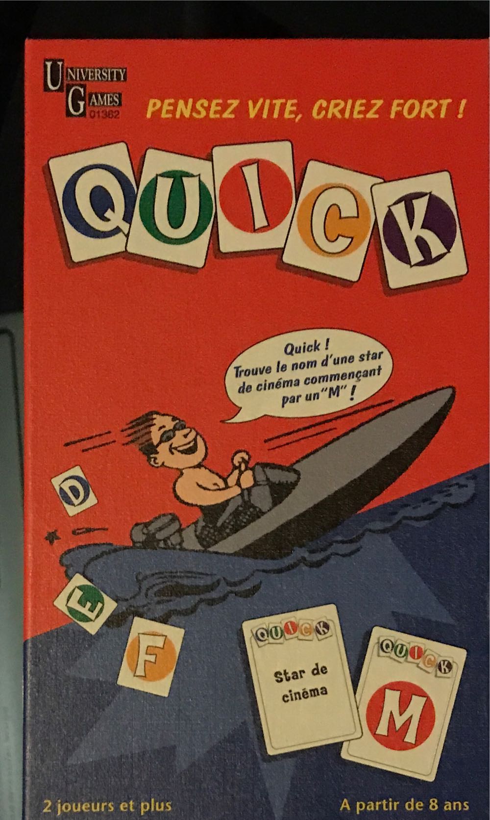 Quick  (2+) board game collectible [Barcode 794764013627] - Main Image 2