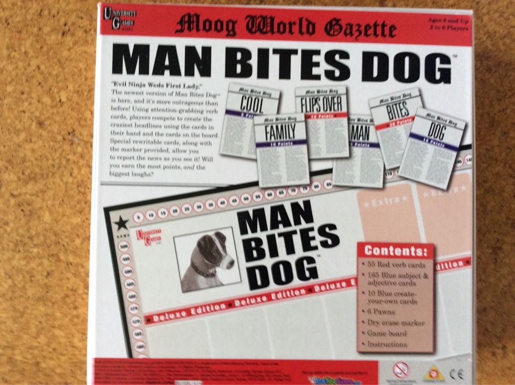 Man Bites Dog Deluxe  (2 -6) board game collectible [Barcode 794764015218] - Main Image 2