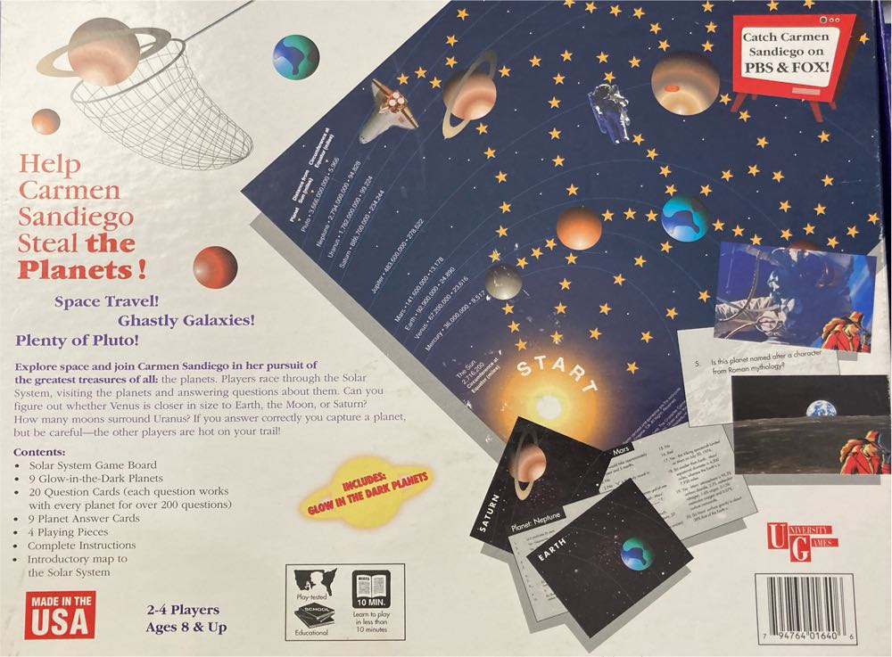 Carmen - Where In Space Is Carmen Sandiego  (2-4) board game collectible [Barcode 794764016406] - Main Image 2