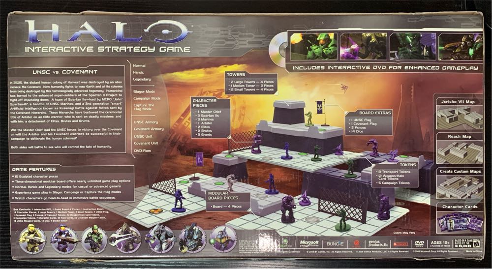 Halo Interactive Strategy Game  (2+) board game collectible [Barcode 796019814621] - Main Image 2