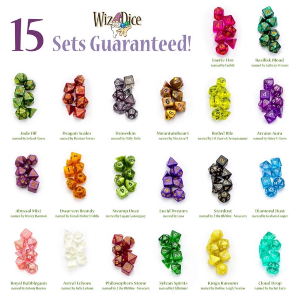 Wiz Dice : Series II : Alchemical Oddities  (1-15) board game collectible [Barcode 796520351950] - Main Image 2