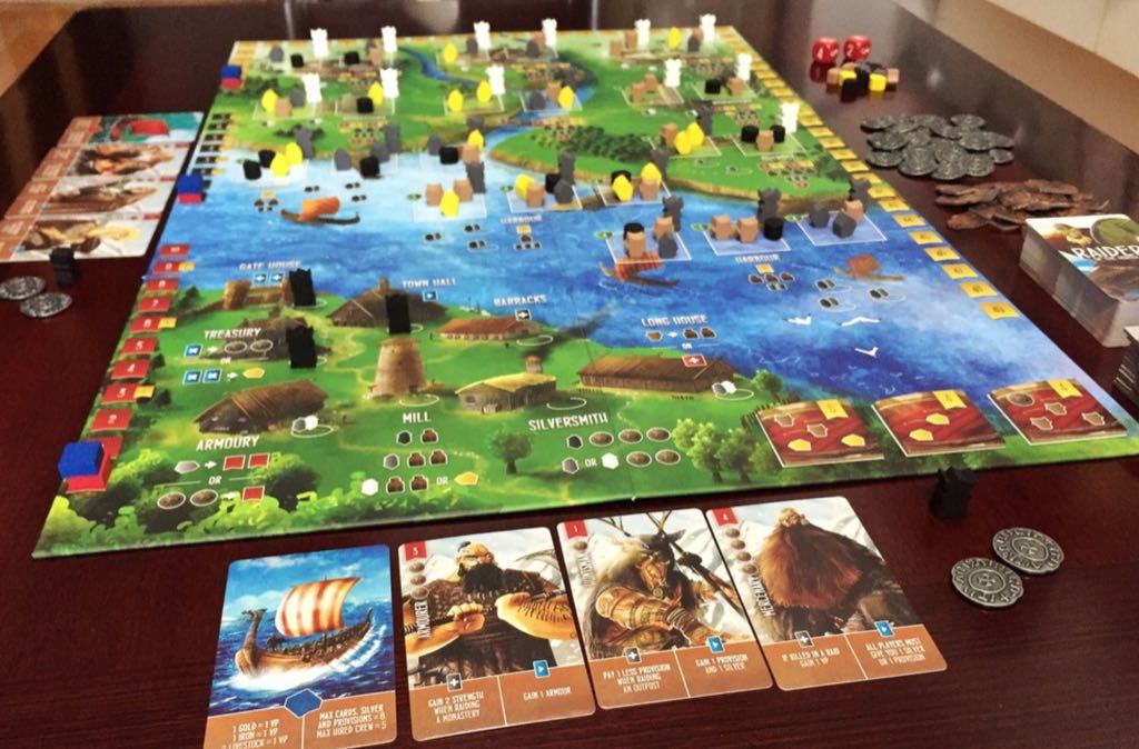 Raiders Of The North Sea  (2-4) board game collectible [Barcode 797776015177] - Main Image 2