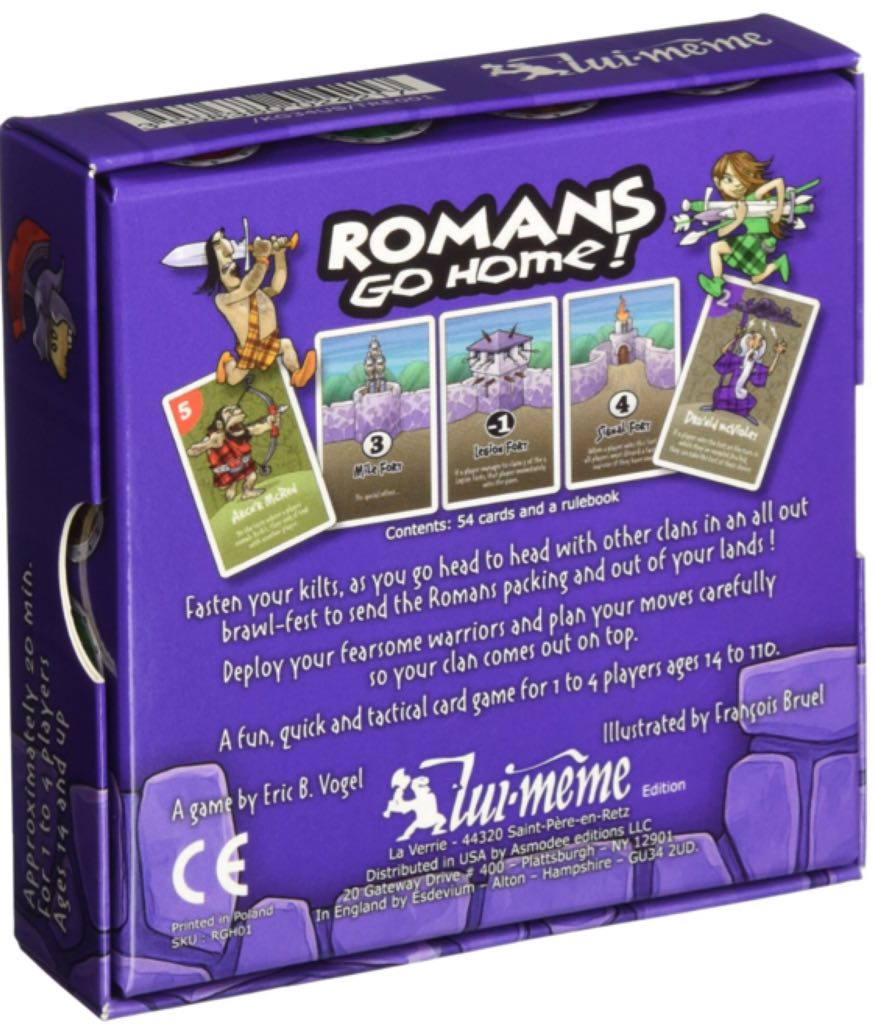 Romans Go Home!  (1-4) board game collectible [Barcode 798304252927] - Main Image 2