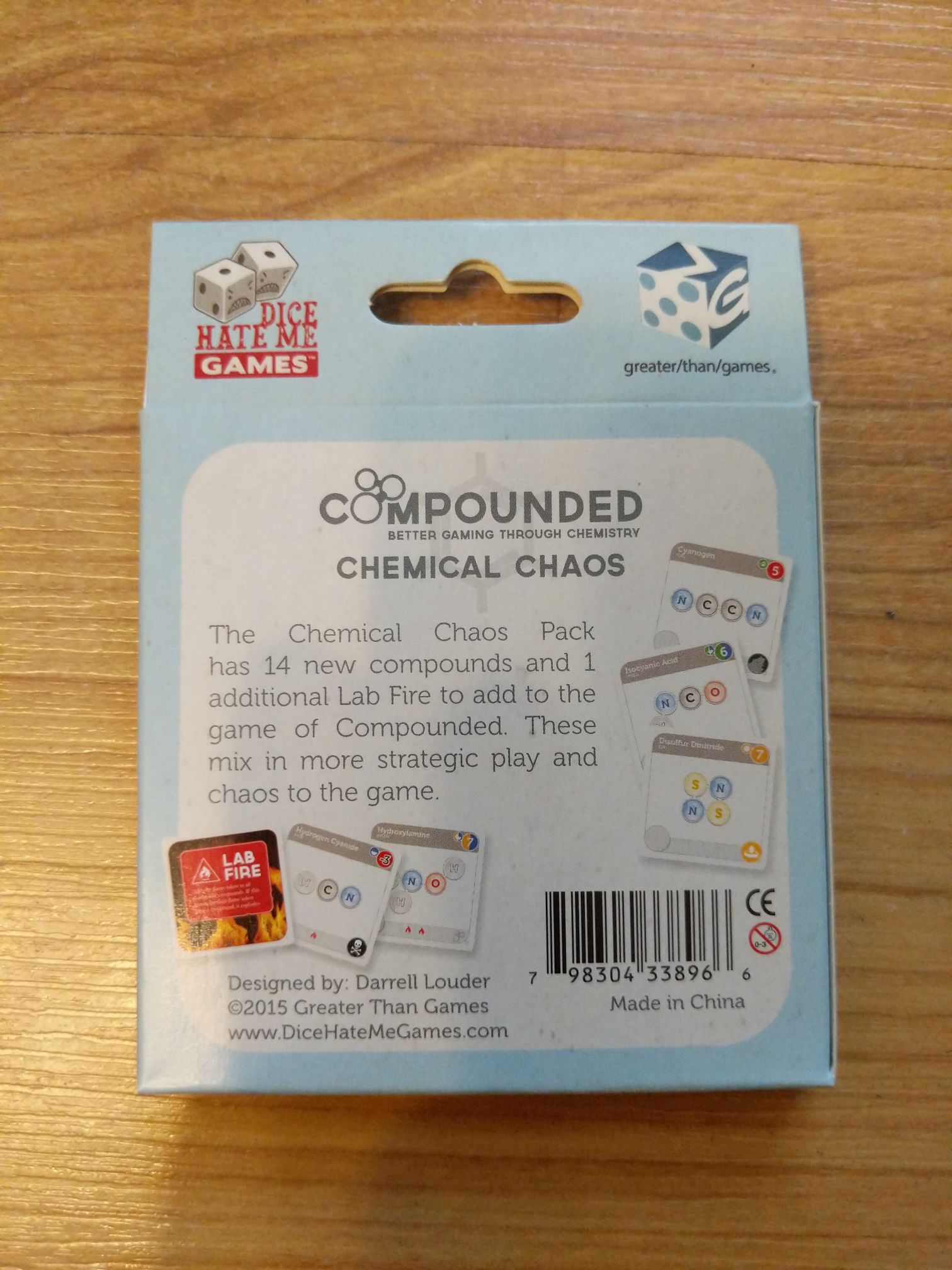 Compounded: Chemical Chaos  board game collectible [Barcode 798304338966] - Main Image 2