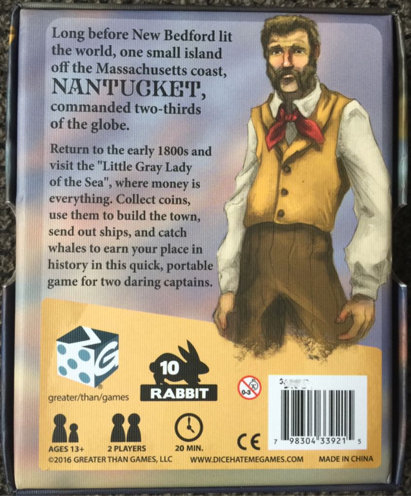 Nantucket  (2) board game collectible [Barcode 798304339215] - Main Image 2
