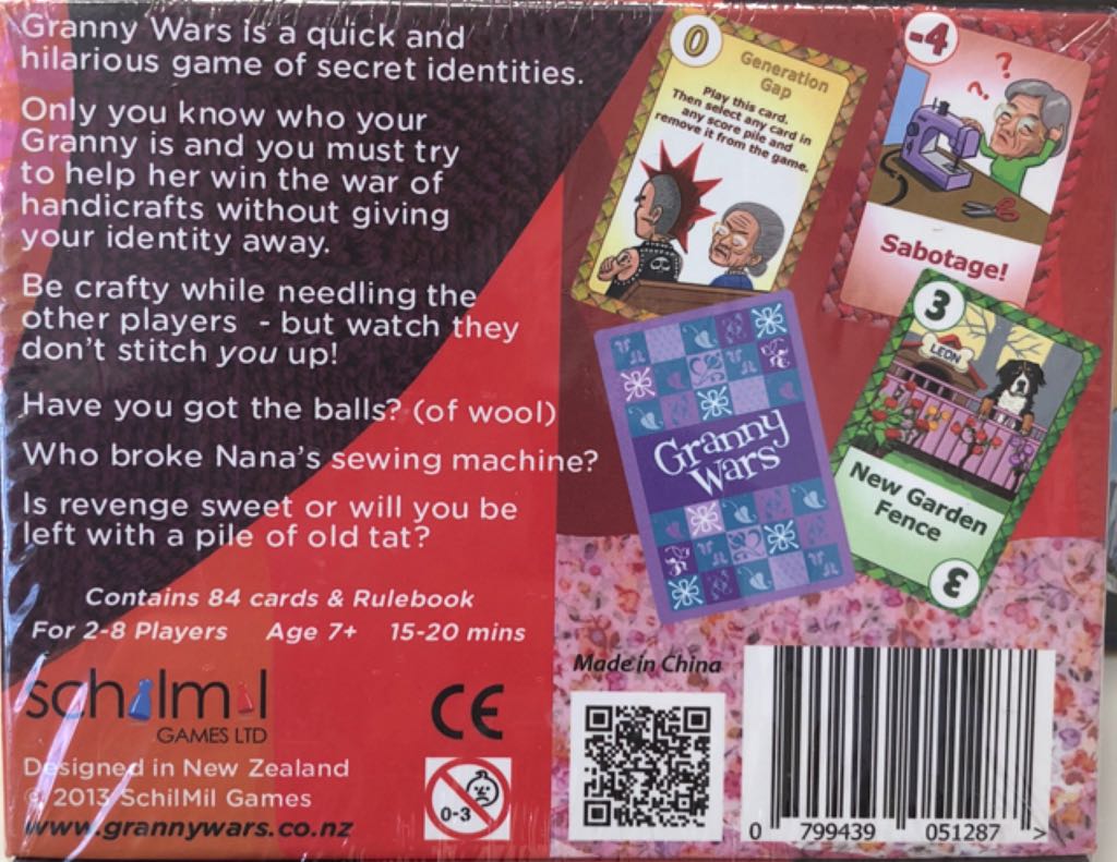 Granny Wars  (2 3 4 5 6 7 8) board game collectible [Barcode 799439051287] - Main Image 2