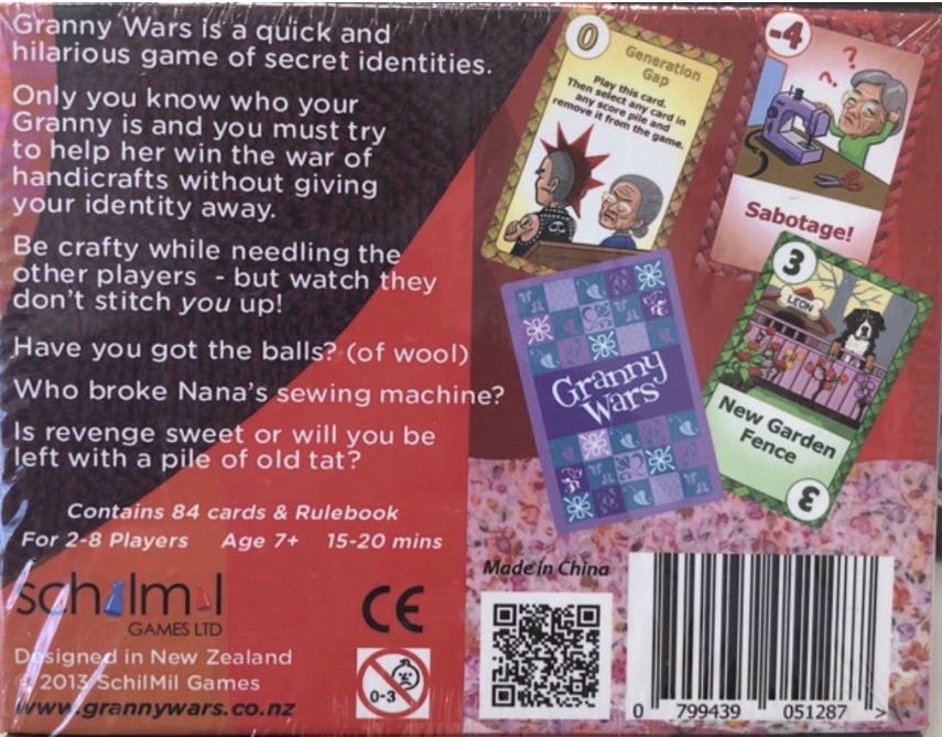 Granny Wars  (2 3 4 5 6 7 8) board game collectible [Barcode 799439051287] - Main Image 4