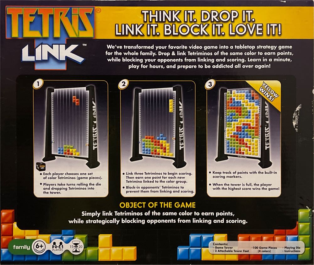 Tetris Link  (2-4) board game collectible [Barcode 801561016000] - Main Image 2