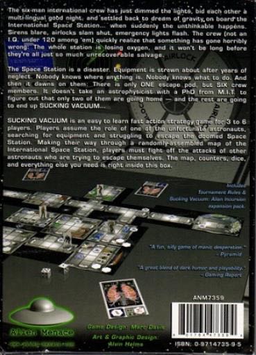 Sucking Vacuum  (3-6) board game collectible [Barcode 801764473594] - Main Image 2