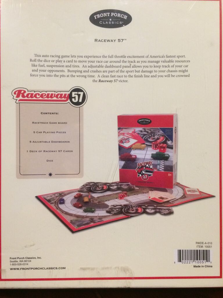 Raceway 57  (2-5) board game collectible [Barcode 802221100510] - Main Image 2