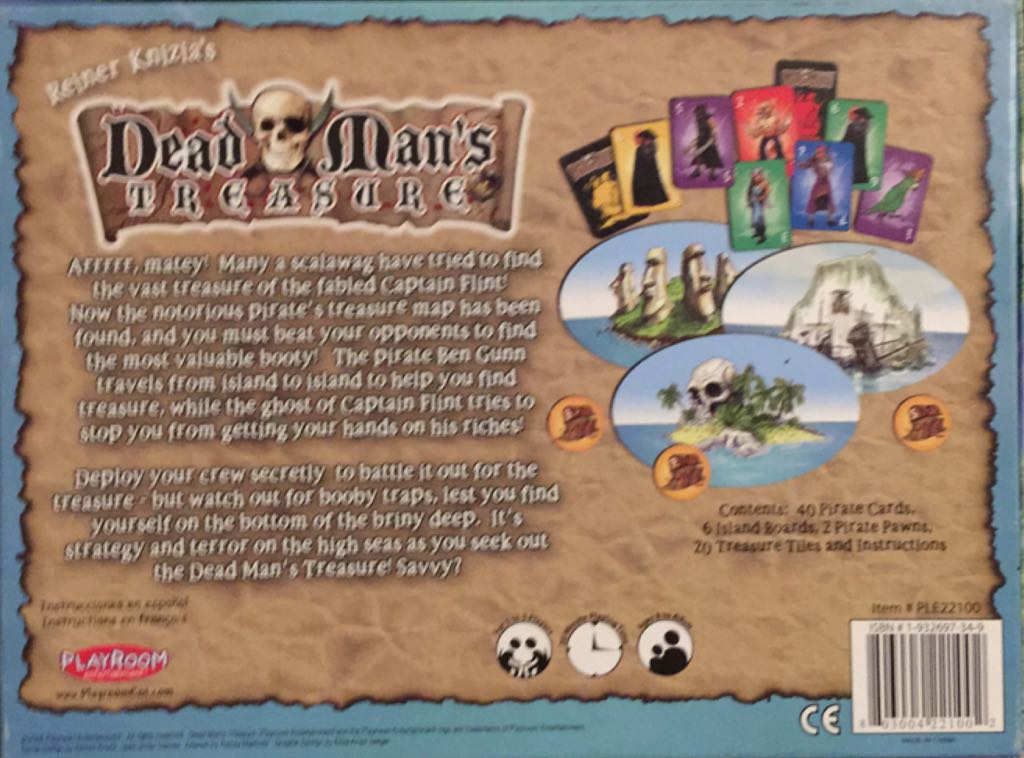 Dead Man’s Treasure  (5) board game collectible [Barcode 803004221002] - Main Image 2