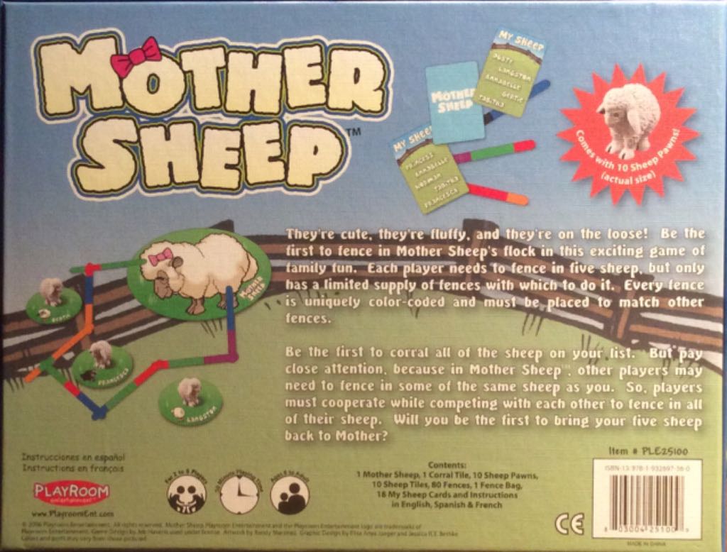Mother Sheep  (2-6) board game collectible [Barcode 803004251009] - Main Image 2