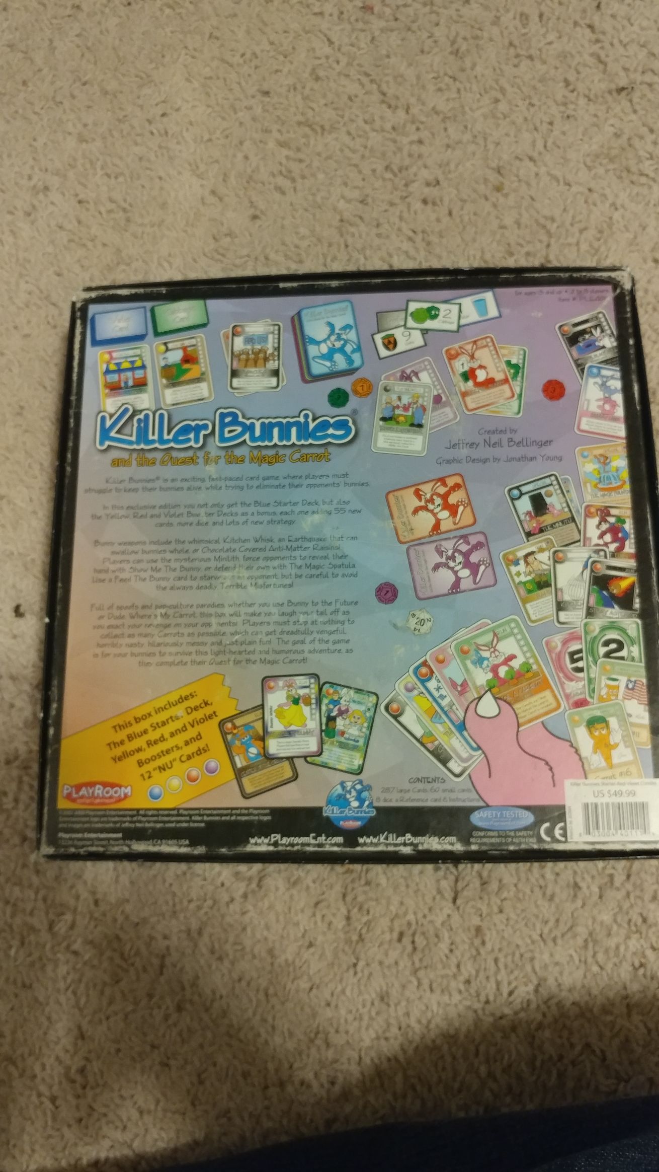 killer Bunnies  (2-8) board game collectible [Barcode 803004401114] - Main Image 2
