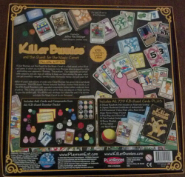 Killer Bunnies and the Quest for the Magic Carrot  (2-8) board game collectible [Barcode 803004401992] - Main Image 2