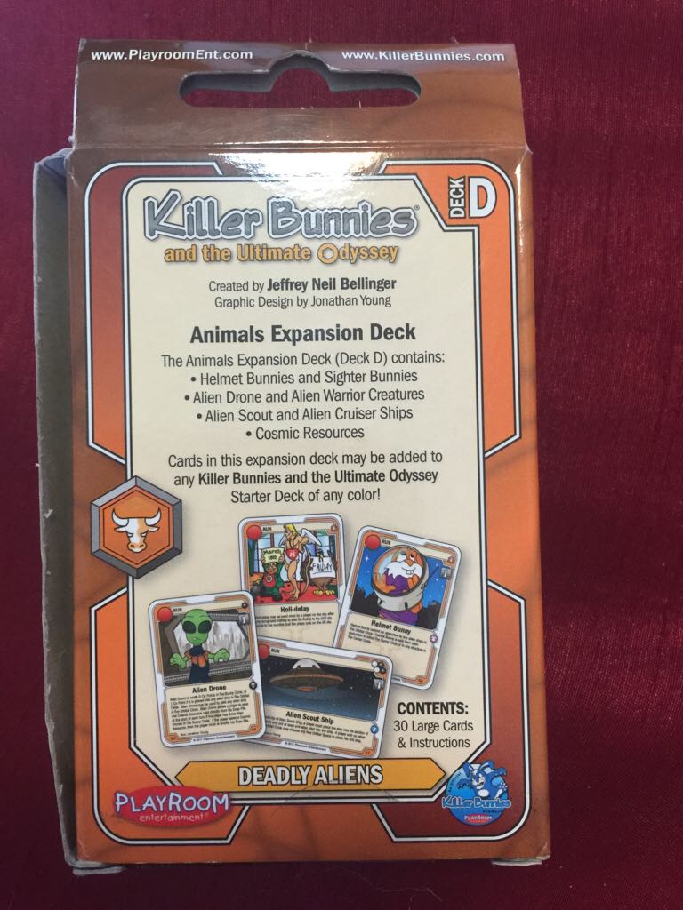 Killer Bunnies  board game collectible [Barcode 803004414343] - Main Image 2