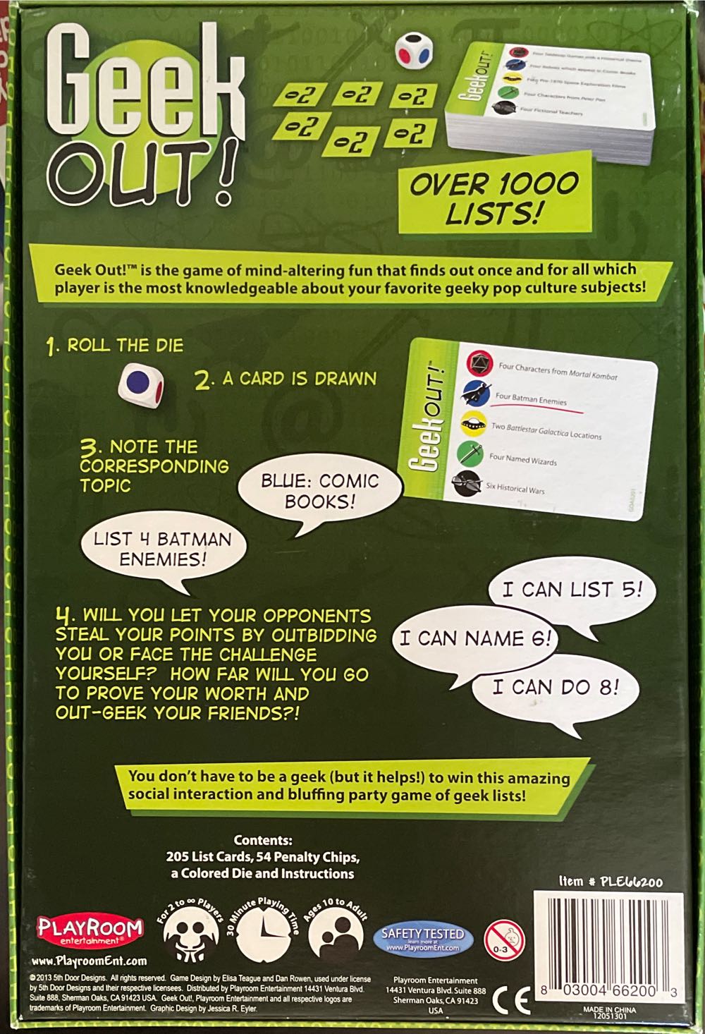 Geek Out!  (2+) board game collectible [Barcode 803004662003] - Main Image 2