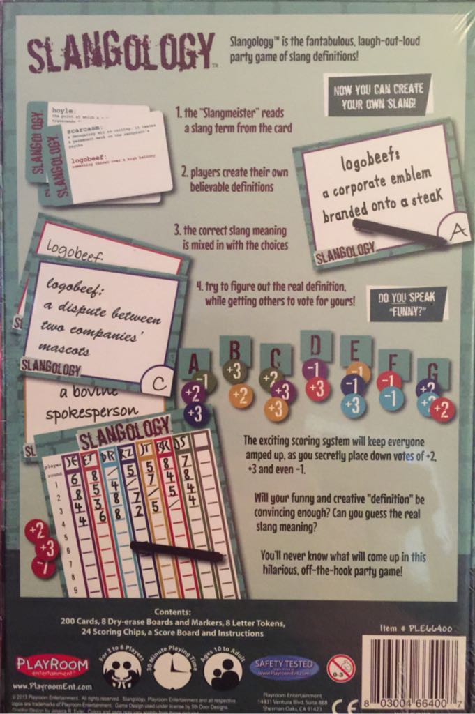 Slangology  (3-8) board game collectible [Barcode 803004664007] - Main Image 2