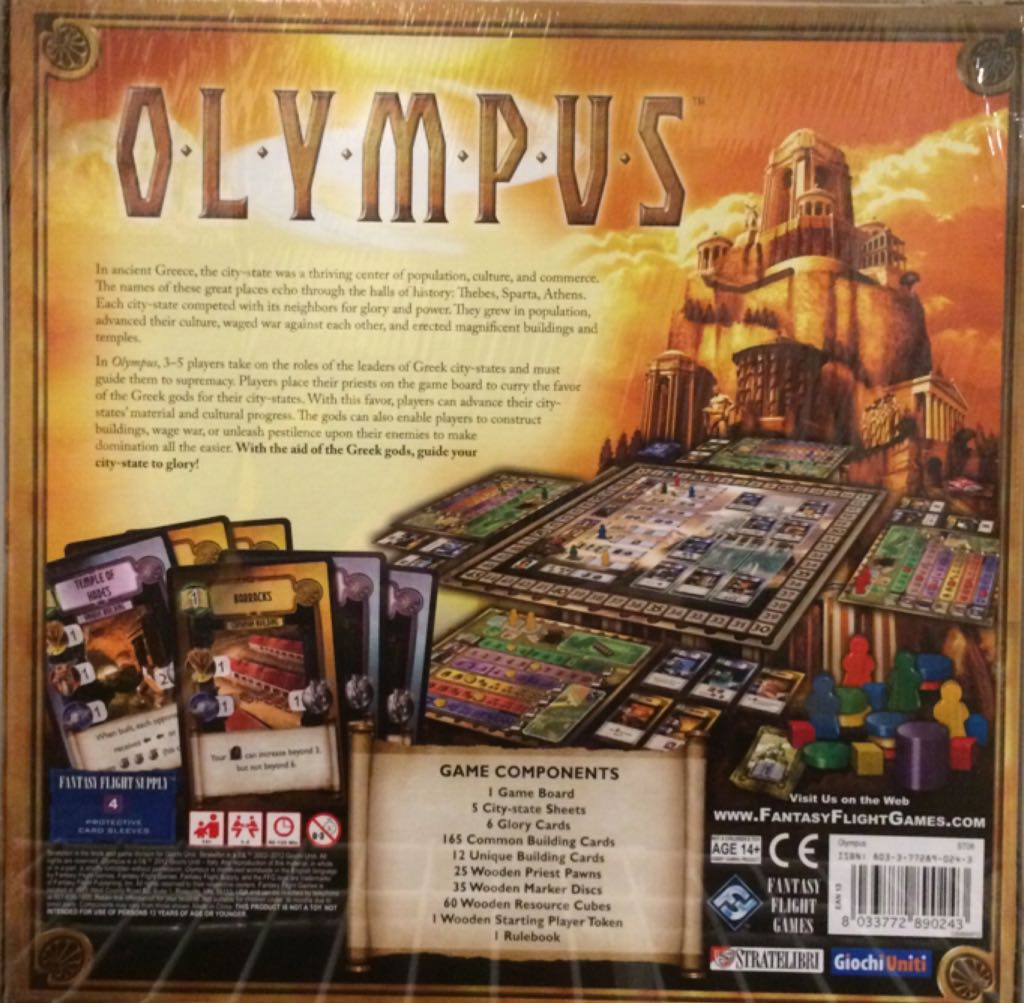 Olympus  (3-5) board game collectible [Barcode 8033772890243] - Main Image 2