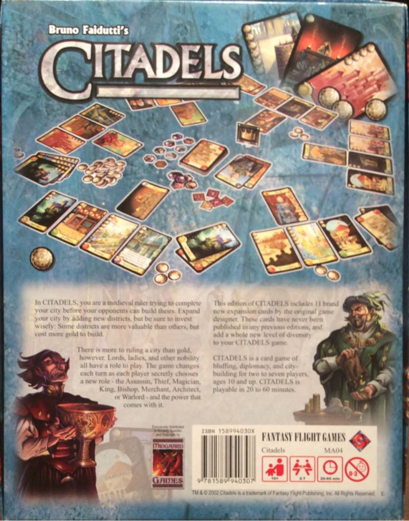 Citadels  (2 - 7) board game collectible [Barcode 8033772891042] - Main Image 2