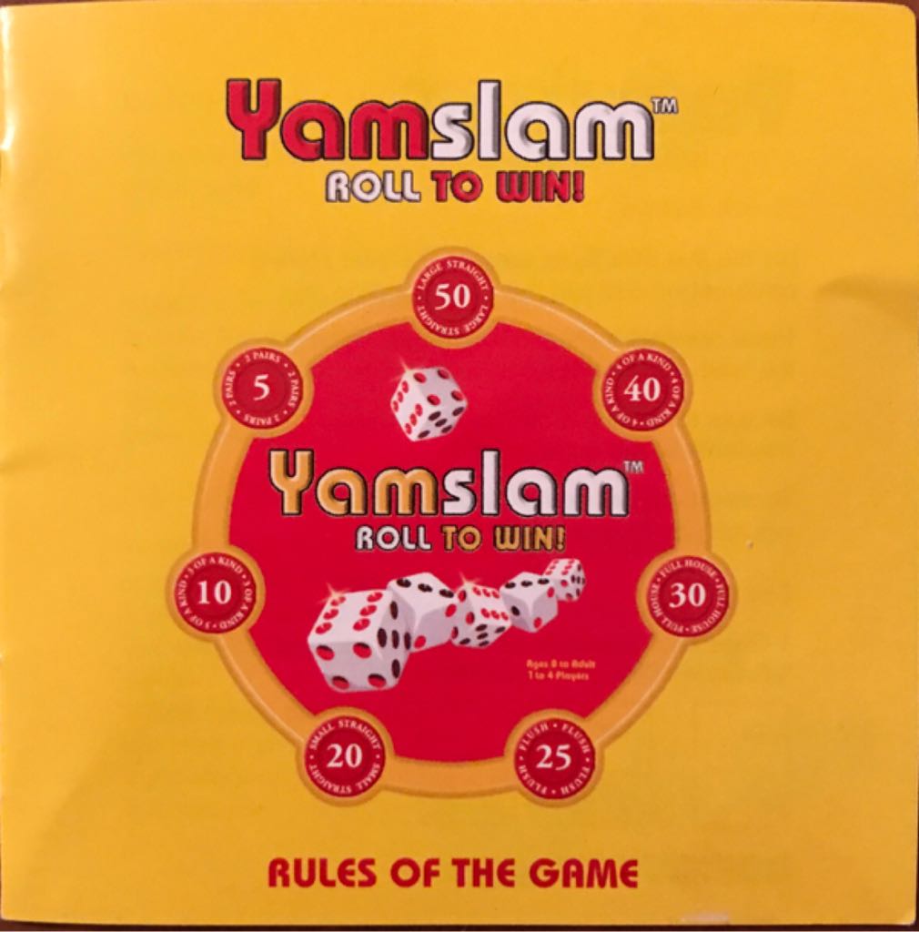 Yamslam Roll To Win  (1-4) board game collectible [Barcode 803979003030] - Main Image 2
