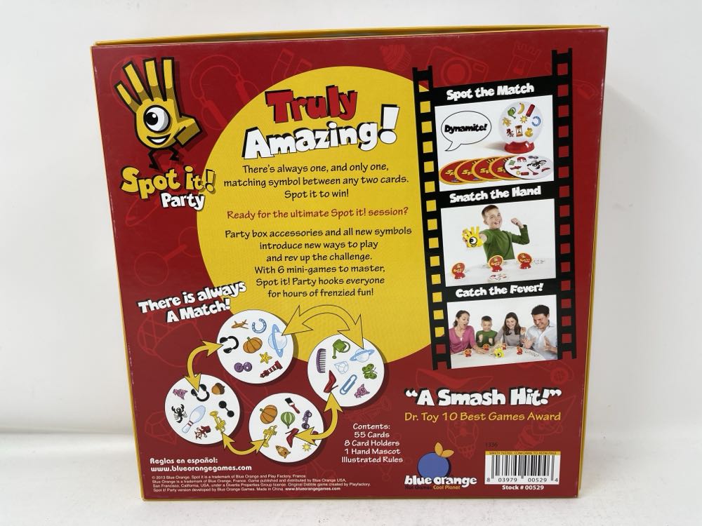 Spot It! Party - Family Board Game - -  (2-8) board game collectible [Barcode 8039790052946] - Main Image 2