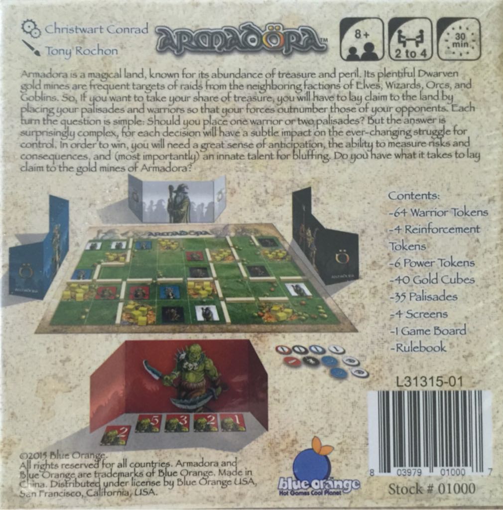 Armadora  (2 to 4) board game collectible [Barcode 803979010007] - Main Image 2