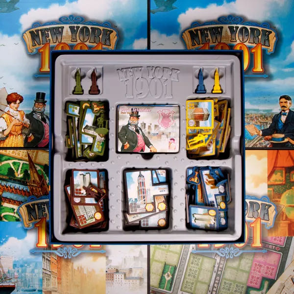 New York 1901  (2-4) board game collectible [Barcode 803979023007] - Main Image 3