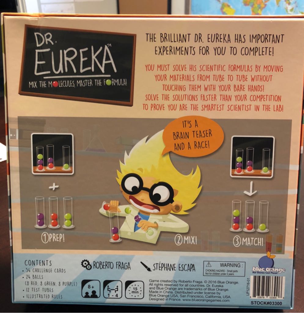 Dr. Eureka  (1-4) board game collectible [Barcode 803979033006] - Main Image 2