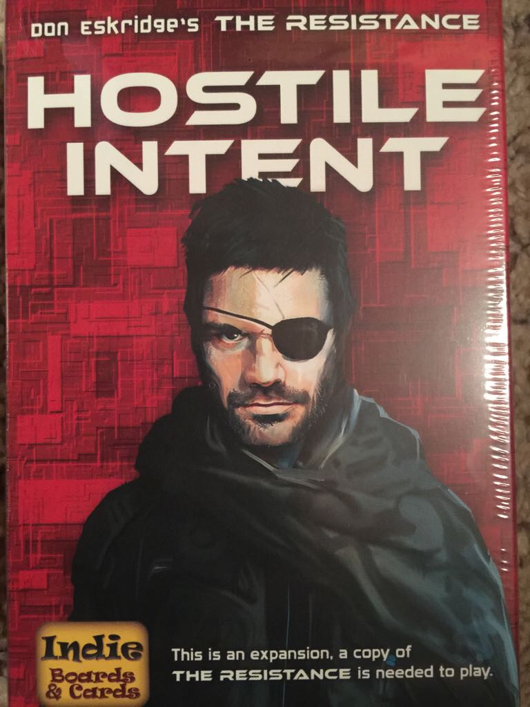 The Resistance: Hostile Intent  (5-10) board game collectible [Barcode 804551093777] - Main Image 1